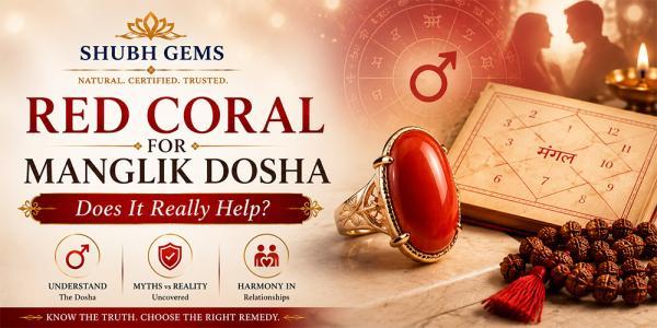 Red Coral for Manglik Dosha