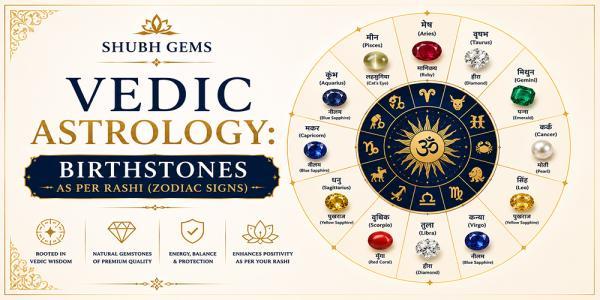 Vedic Astrology: Birthstones As Per Rashi (Zodiac Signs)