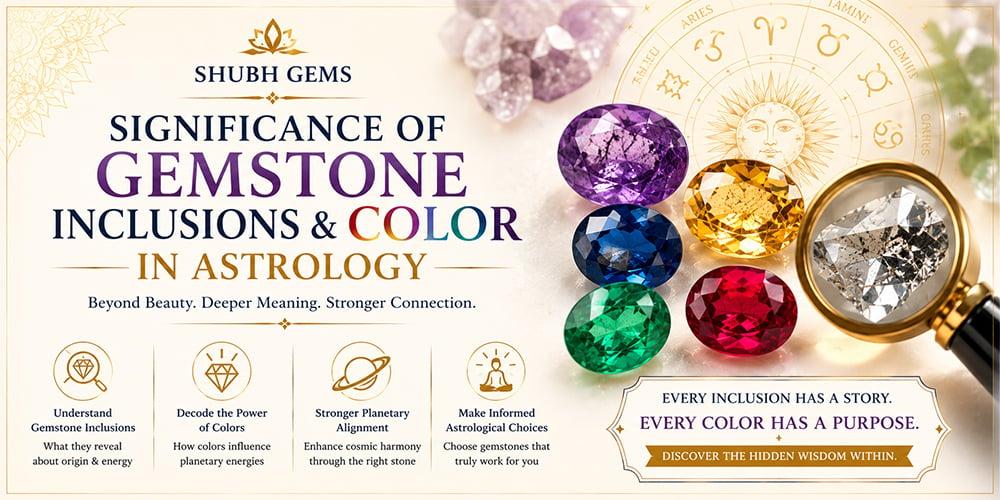 Significance of Gemstone Inclusions & Color in Astrology