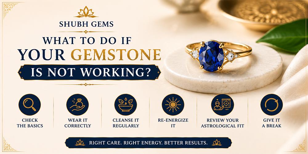 What to do if your gemstone is not working?