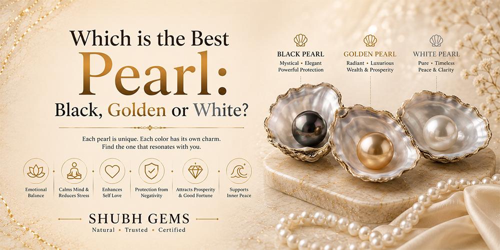 Which is the best Pearl: Black, Golden or White