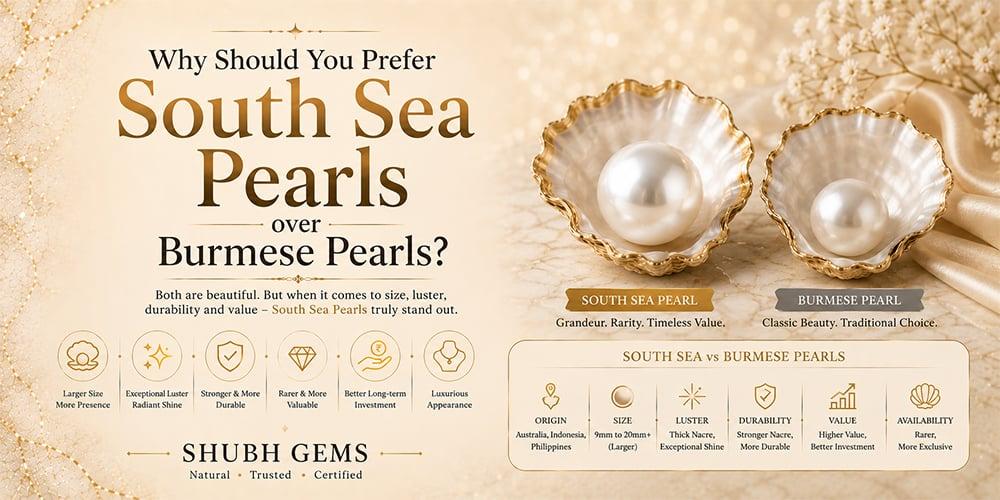 Why should you prefer South Sea Pearls over Burmese Pearls?