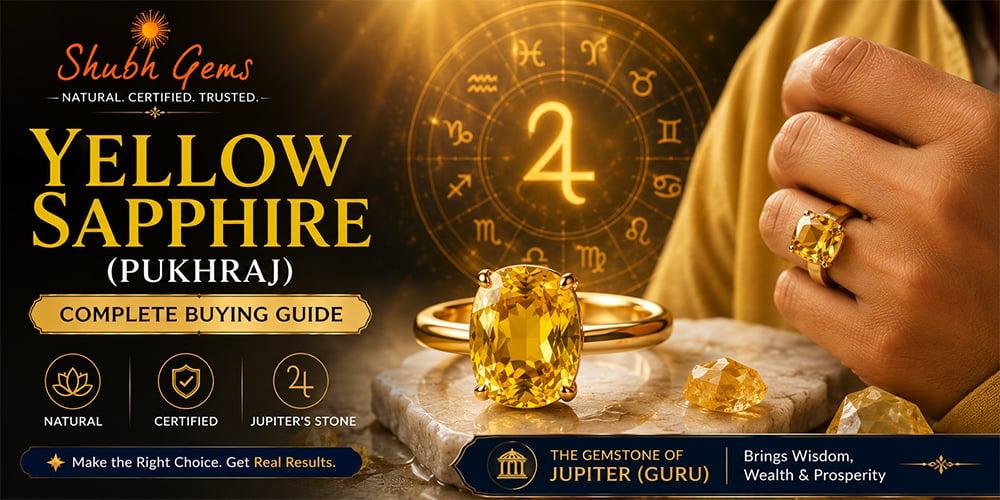 Yellow Sapphire (Pukhraj) — Complete Buying Guide
