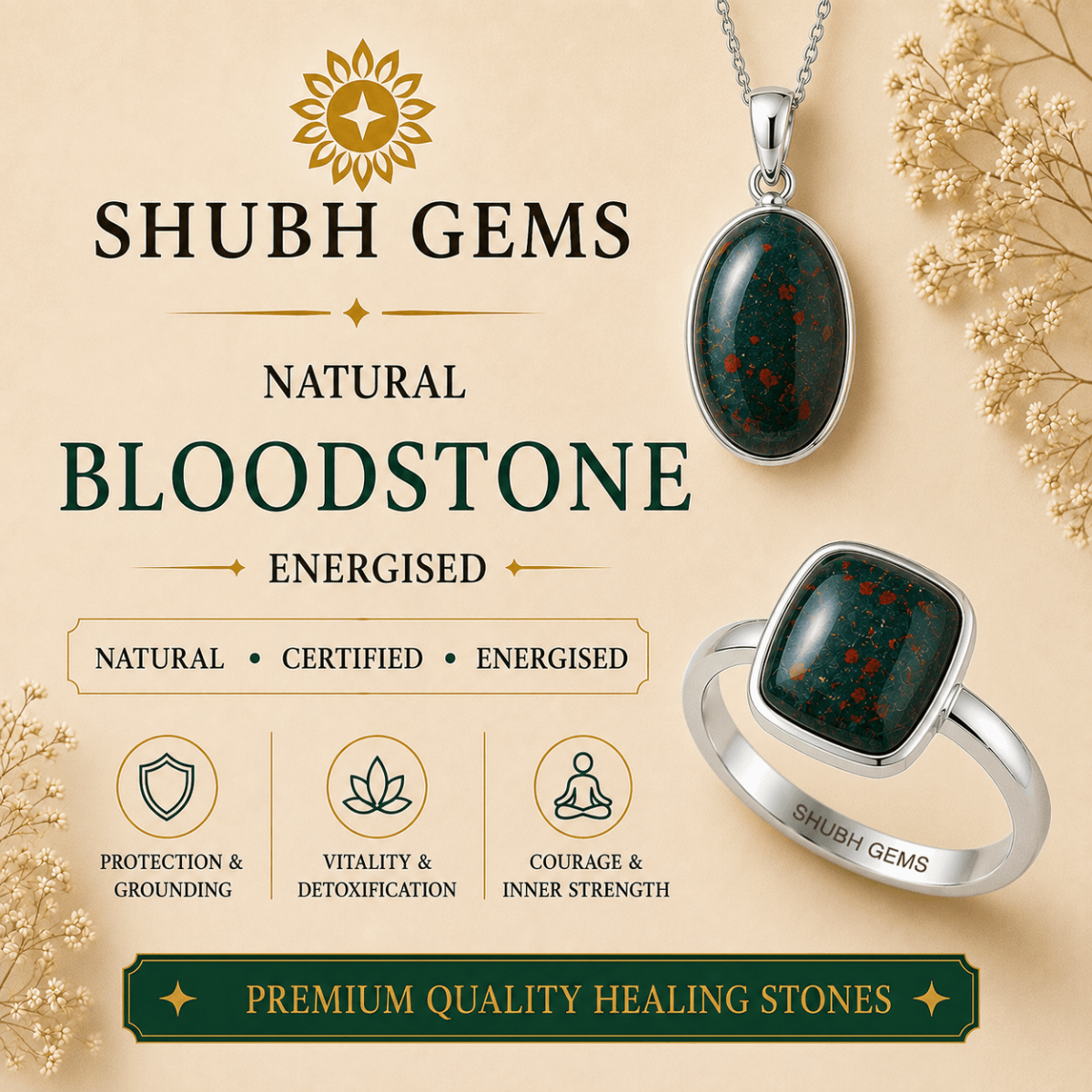 Buy Bloodstone (Heliotrope) Online